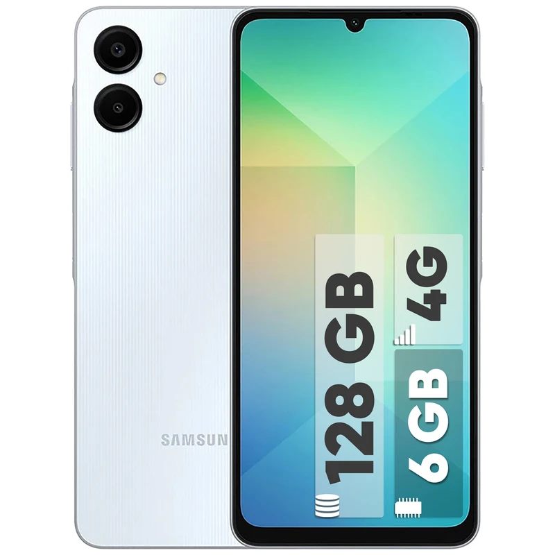 گوشی موبایل سامسونگ مدل Galaxy A06 دو سیم کارت ظرفیت128 گیگابایت و رم 6 گیگابایت