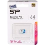 کارت حافظه Silicon Power Superior Pro 64GB microSDXC UHS-I